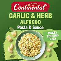 Continental Pasta & Sauce Alfredo Garlic & Herbs