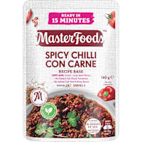Masterfoods Recipe Base Spicy Chilli Con Carne 