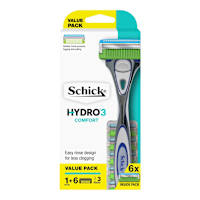 Schick Hydro 3 Razor Kit +6 Value Pack