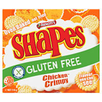 Arnott's Shapes Biscuits Gluten Free Chicken Crimpy