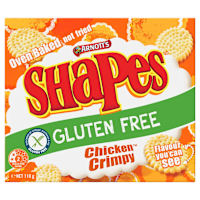 Arnott's Shapes Biscuits Gluten Free Chicken Crimpy