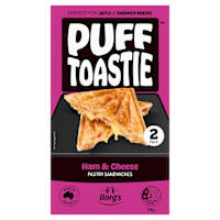 Borg's Puff Toastie Ham & Cheese
