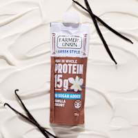 Farmers Union Greek Style High Protein Vanilla Yogurt Pouch