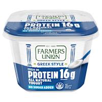 Farmers Union Greek Style High Protein Natural Yogurt