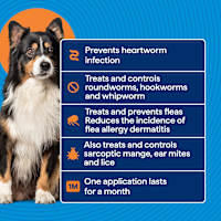 Purina Total Care Petcare Heartwormer All Wormer & Flea Medium Dog