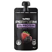 YoPRO Perform Yoghurt Mixed Berries Pouch 