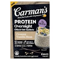 Carman's Porridge Protein Chia & Oats Creamy Vanilla Bean