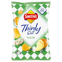 Smith's Thinly Cut Potato Chips Tzatziki 