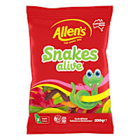 Allen's Snakes Alive Lollies Bag