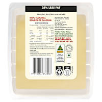 Bega Light Vintage 25% Reduced Fat Cheese 15 Pack