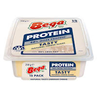 Bega Country Light Tasty 50% Less Fat Natural Cheese Slices