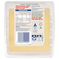 Bega Country Light Tasty 50% Less Fat Natural Cheese Slices