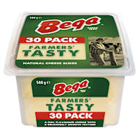 Bega Farmers' Tasty Natural Cheese Slices