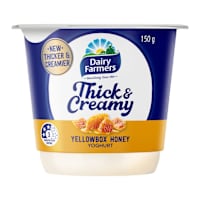 Dairy Farmers Thick & Creamy Yoghurt Yellow Box Honey