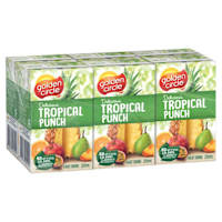 Golden Circle Tropical Punch Fruit Drink Multipack Poppers