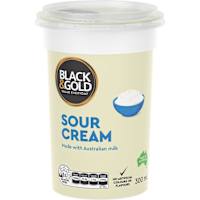 Black & Gold Sour Cream