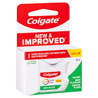 Colgate Dental Ribbon Total Mint Waxed 100m