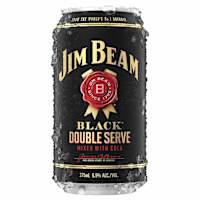 Jim Beam Black Double Serve Can