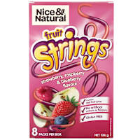 Nice & Natural Raspberry & Blueberry Fruit Strings