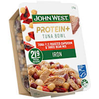 John West Protein Plus Iron Tuna With Capsicum & Beans