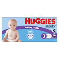 Huggies Ultra Dry Nappy Pants Boy Size 3 (6-12kg)