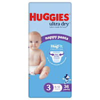 Huggies Ultra Dry Nappy Pants Boy Size 3 (6-12kg)