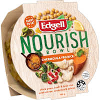 Edgell Chermoula Veg Rice Nourish Bowl