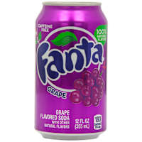Fanta Grape Soft Drink Can