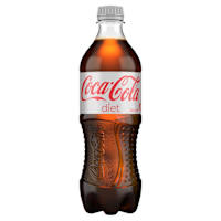 Diet Coca-Cola Soft Drink Bottle