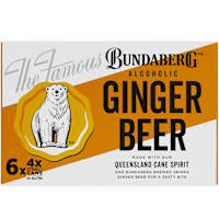 Bundaberg Alcoholic Ginger Beer 4%
