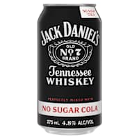 Jack Daniel's & No Sugar Cola