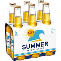 XXXX Summer Bright Lager Bottle