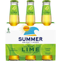 XXXX Summer Bright Lager with Lime Bottle