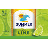 XXXX Summer Bright Lager with Lime Bottle