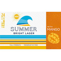 XXXX Summer Bright Lager with Mango Bottle Carton