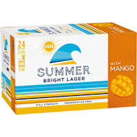 XXXX Summer Bright Lager with Mango Bottle Carton