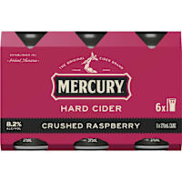 Mercury Hard Cider Crushed Raspberry 8.2%