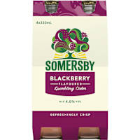 Somersby Blackberry Flavoured Cider 4.0% Bottle