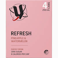 V Refresh Pineapple and Watermelon Energy Drink