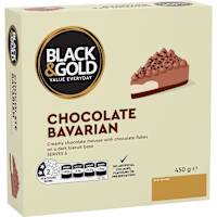 Black & Gold Chocolate Bavarian