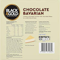 Black & Gold Chocolate Bavarian