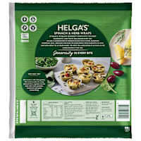 Helga's Spinach & Garden Herb Wraps