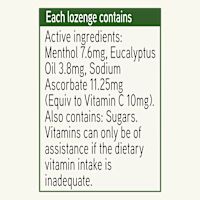 Soothers Lozenges Eucalyptus & Menthol