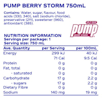 Pump Berry Storm Water Bottle