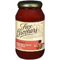 Five Brothers Roasted Garlic & Red Wine Pasta Sauce