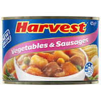 Harvest Sausages Vegetables