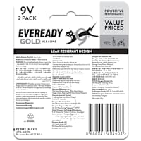 Eveready Gold 9V Batteries