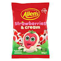Allen's Strawberry & Cream Lollies Bag
