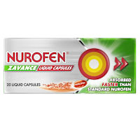 Nurofen Zavance Fast Pain Relief Liquid Capsules 200mg Ibuprofen