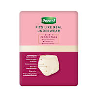 Depend Real Fit For Women Underwear, Heavy Absorbency, Large
